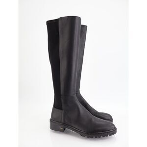 STUART WEITZMAN Women'S 5050 Black Leather Over The Knee Boots Size 6 B